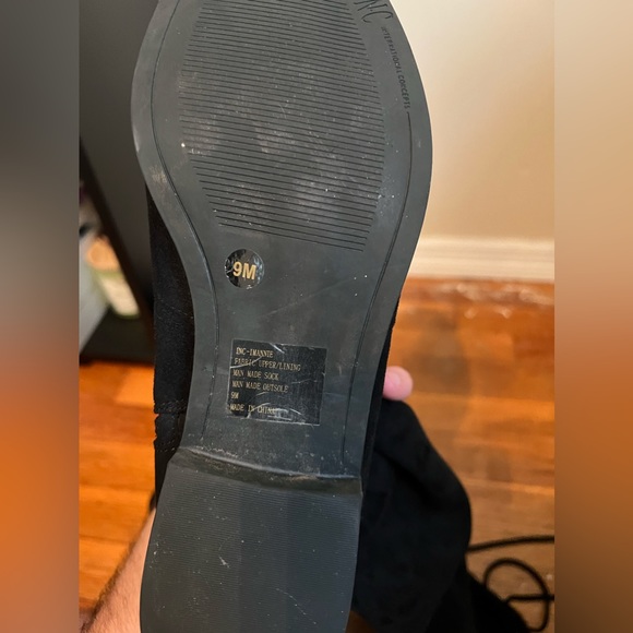 INC Black Women’s Over The Knee Suede Boots (Size 9) - Picture 4 of 5